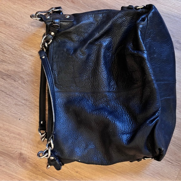 Coach Brooke Duffle Bag – Black Pebble Leather – Black - Picture 2 of 15